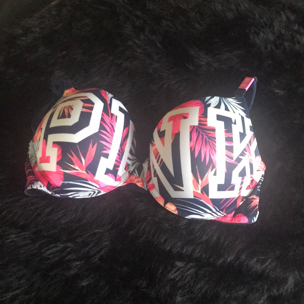 Pink bra and panty set